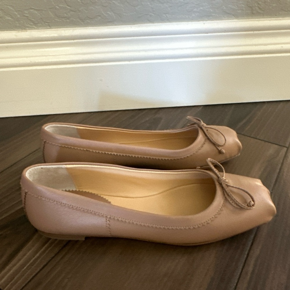 Christian Louboutin Mamadrague Flat Nude Blush Beige Nappa Ballet Ballerina 36 - Picture 9 of 14